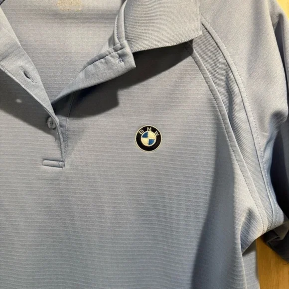 Women’s Blue BMW Collard Shirt, BMW logo- M - Picture 2 of 5